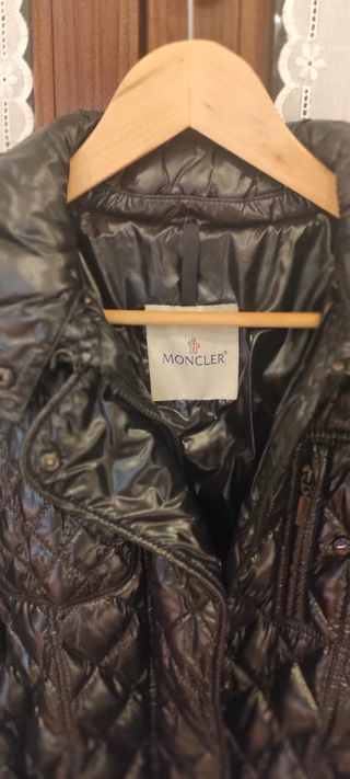Chaqueta Moncler plumifero largo