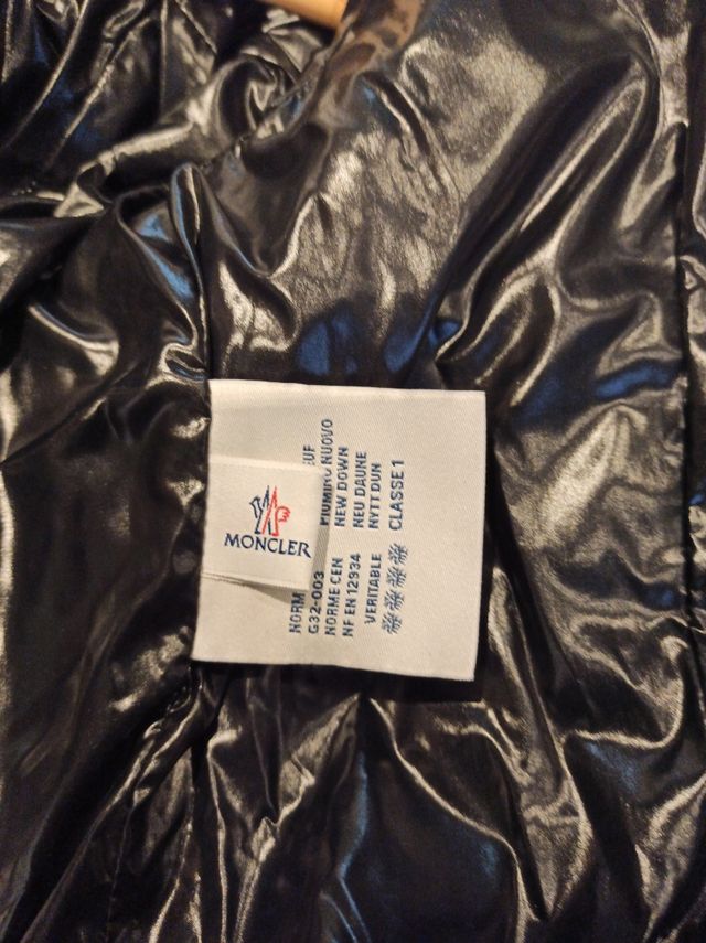 Chaqueta Moncler plumifero largo