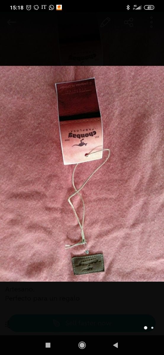 Chaleco original artesano