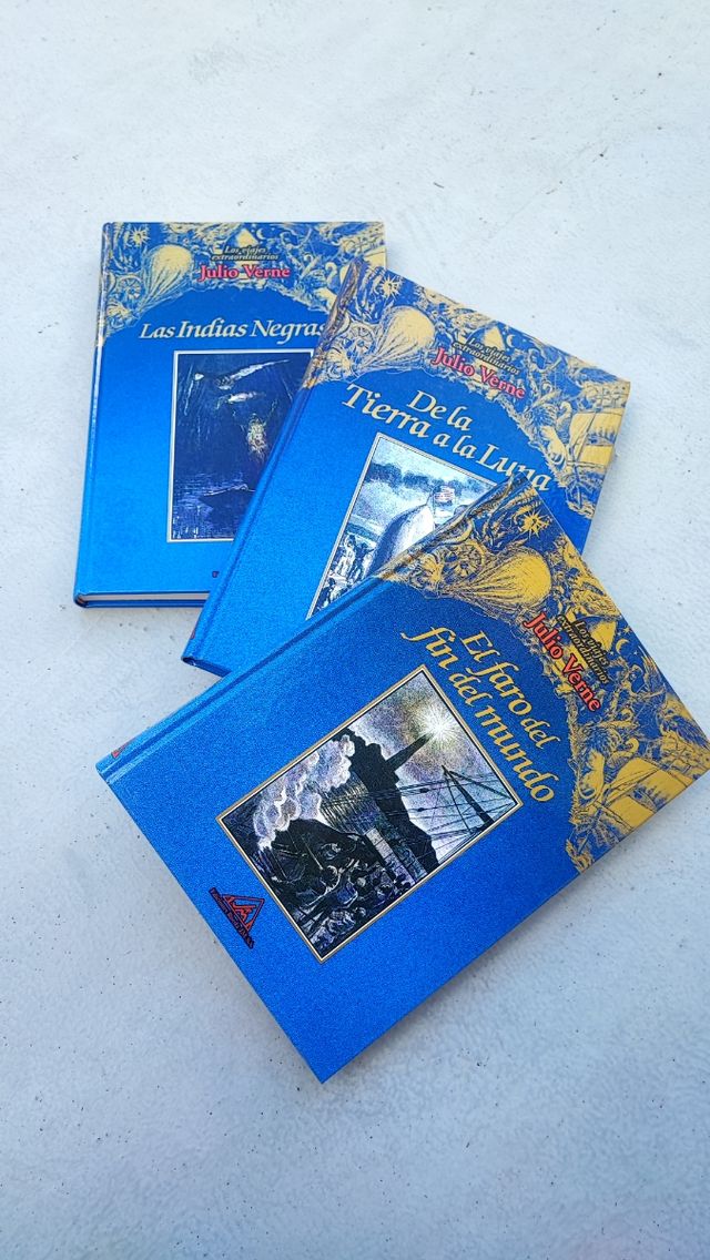 Colección 3 libros Julio Verne