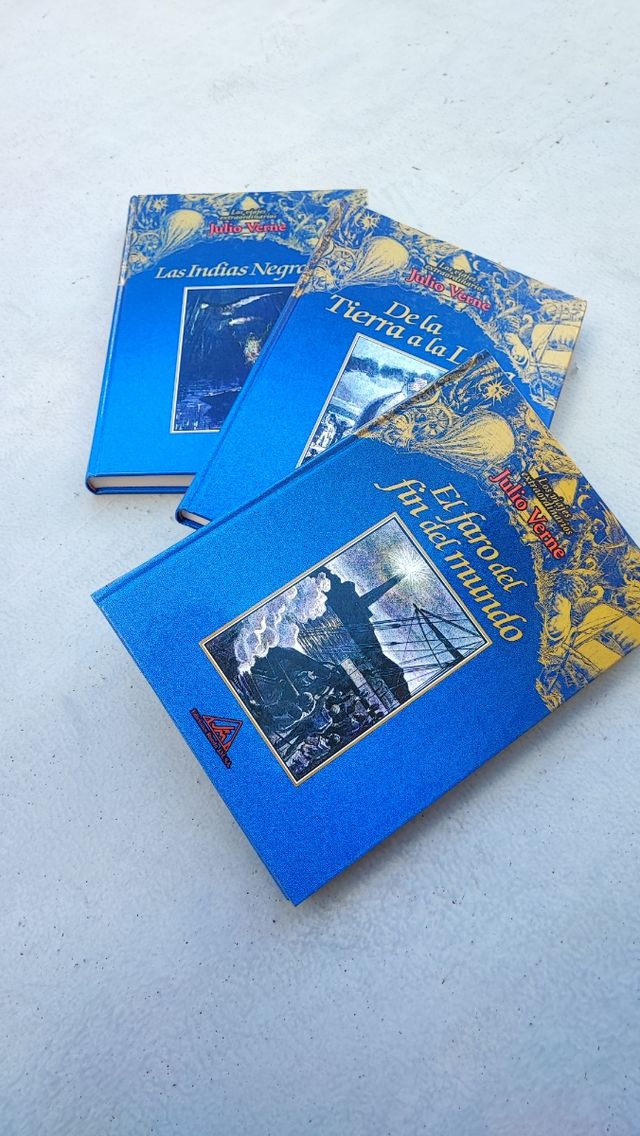 Colección 3 libros Julio Verne