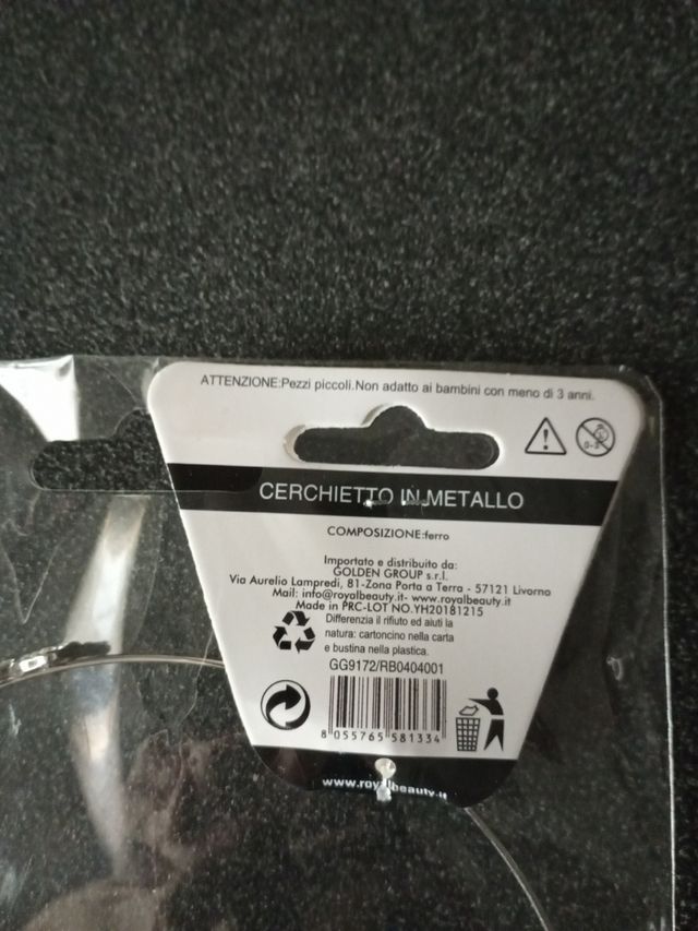 Cerchietto in metallo 