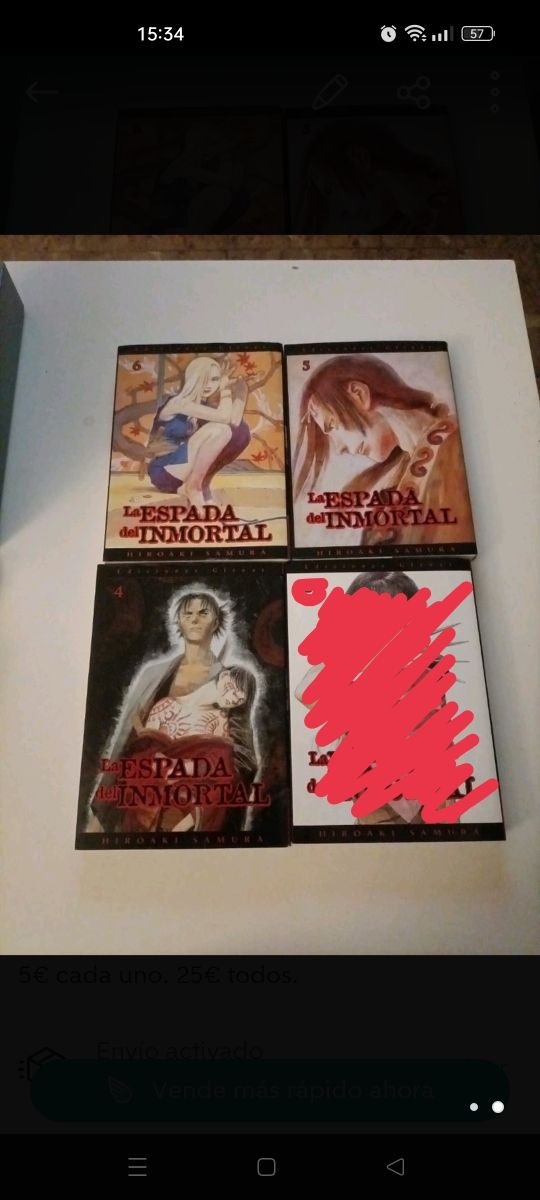 Manga La espada del inmortal