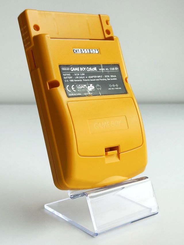 Tampa de bateria colorida Gameboy