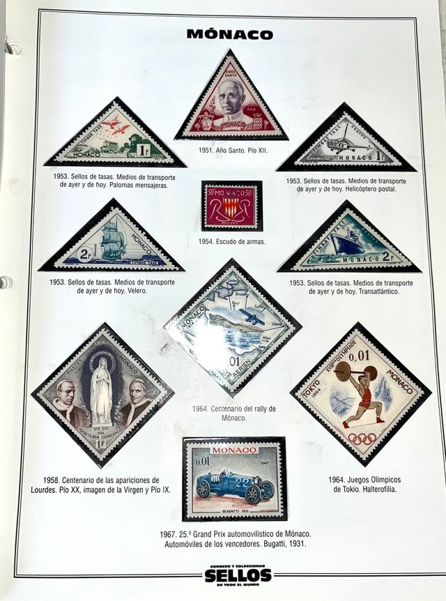 Collezione di francobolli da tutto il mondo