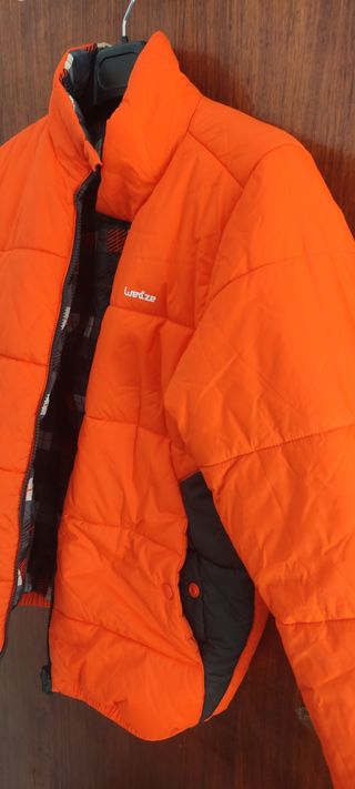 Chaqueta niño nieve doble cara