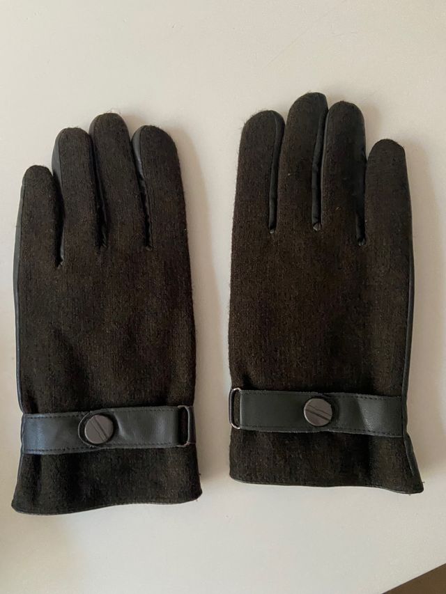 Guantes caballero verde oscuro