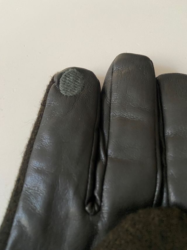 Guantes caballero verde oscuro