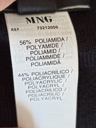 chaqueta negra fiesta Mango