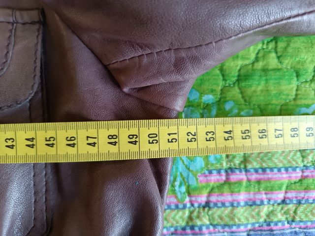 Abrigo largo cuero Redskins