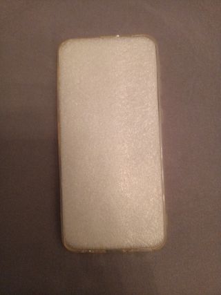 Cover Samsung A20e trasparente con cuori 