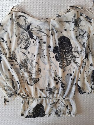 Blusa estampada Zara