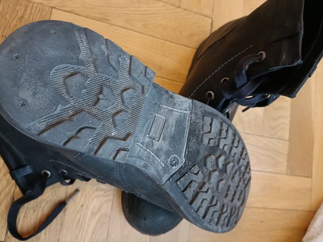 Botas Negras Piel, 45