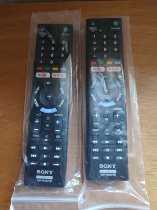 2 MANDOS PARA TV SONY, YOUTUBE, NETFLIX. NUEVOS!