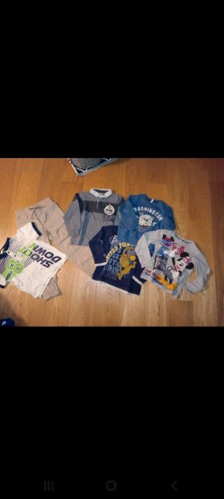 Lotto bimbo,maglie,pantaloni, lote,camisetas