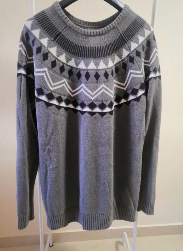 Jersey gris de invierno Milano XL