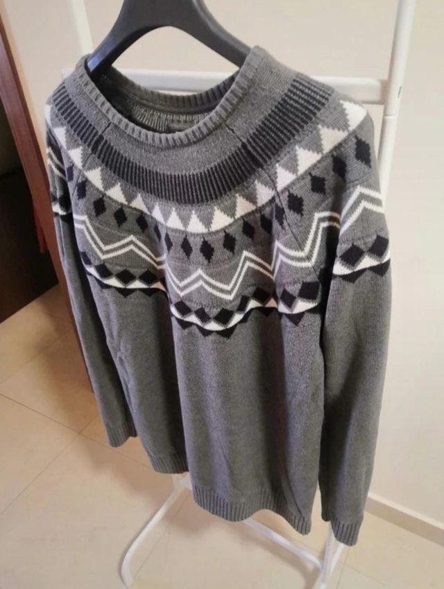 Jersey gris de invierno Milano XL