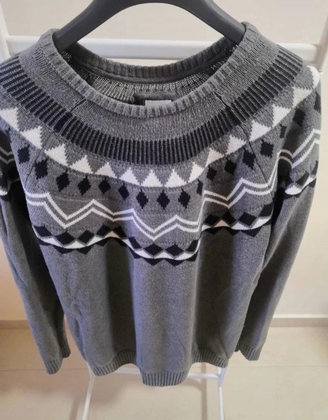 Jersey gris de invierno Milano XL