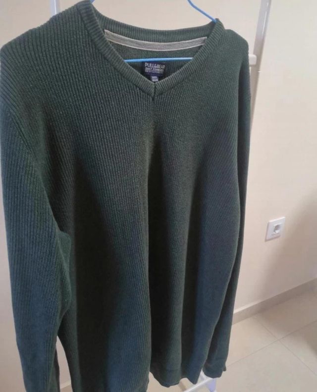 Jersey largo Pull and Bear.  Talla L