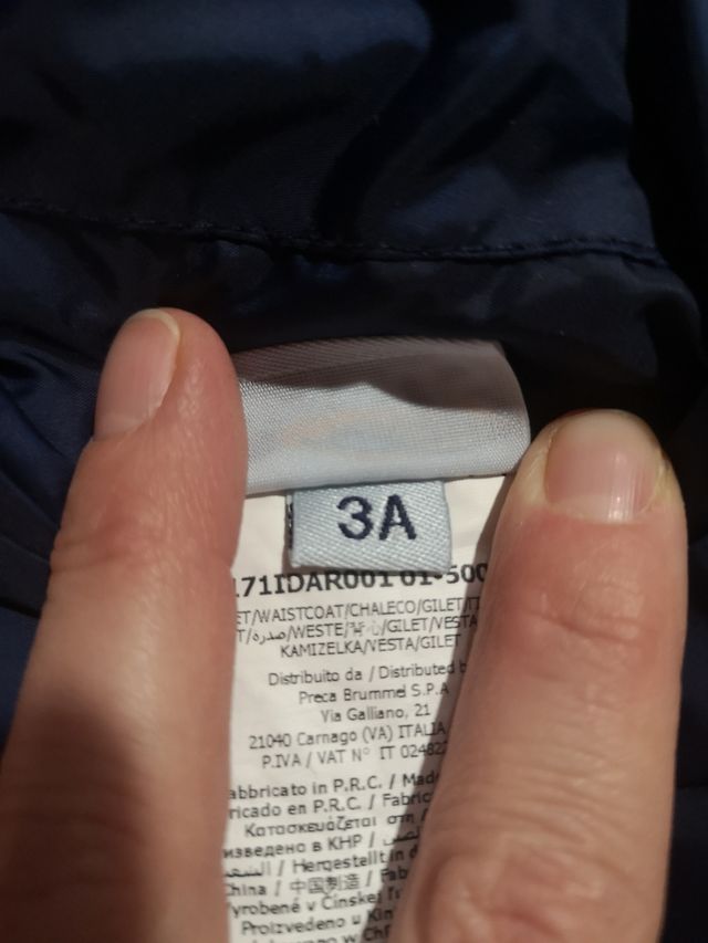 smanicato double face taglia 3 anni/98 cm