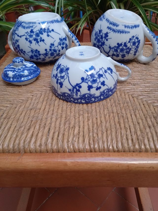 CONJUNTO DE TE SIGLO XVIII CHINO DINASTÍA LUJOSO