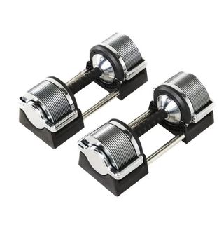 EXCLUSIVAS Mancuernas Ajustables 32kg incremento 1