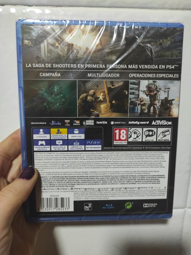 juego nuevo sin abrir call of duty