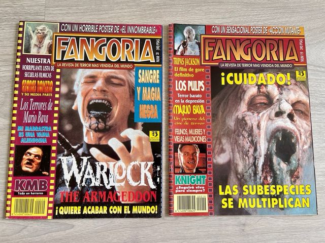 Revistas Fangoria 90'