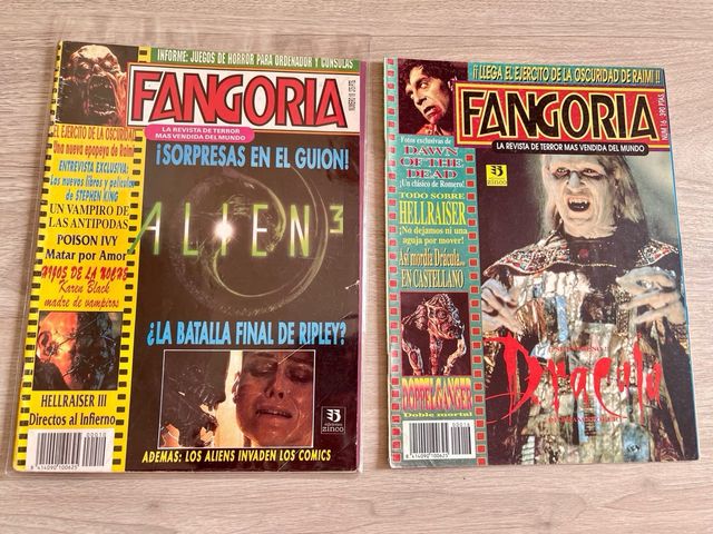 Revistas Fangoria 90'