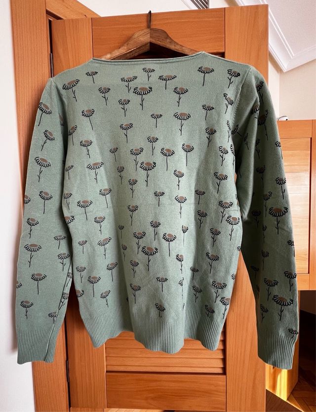 Jersey varios colores flores margaritas