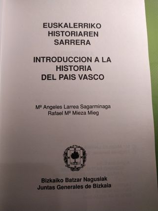 Introduccion a la Historia del Pais Vasco