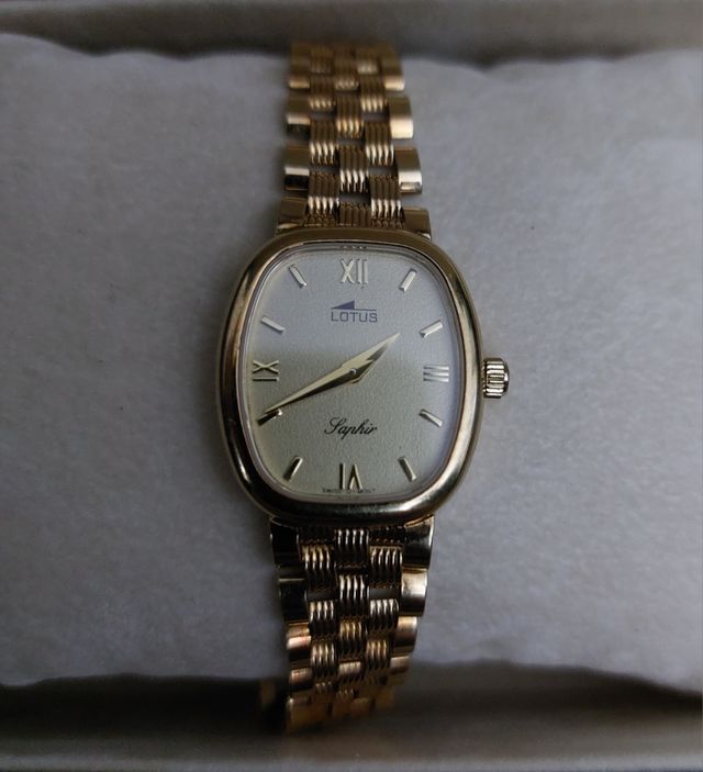 Reloj LOTUS Sapphire Crystal de oro 18k de mujer
