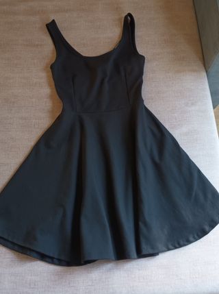 Vestido azul escuro da Pull & Bear