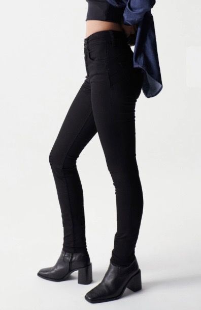  VAQUEROS PUSH IN SECRET SKINNY TRUE BLACK