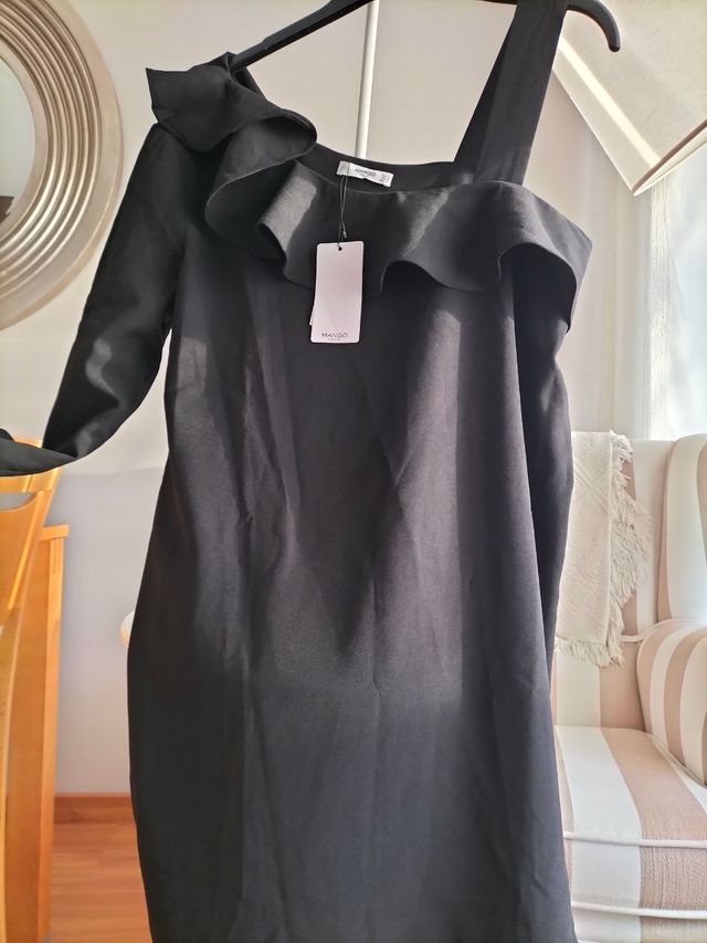 Vestido asimétrico Mango