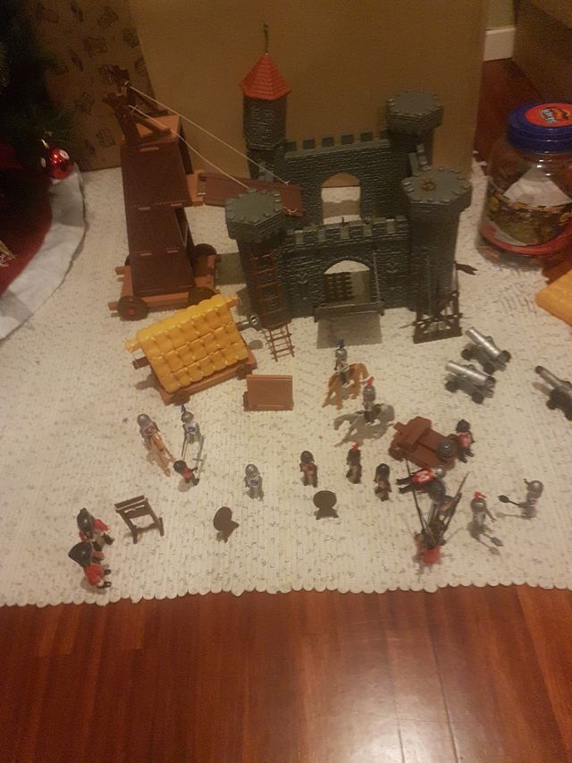 Castillo desmontable con accesorios