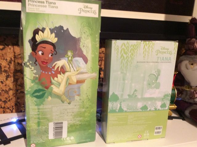 Conjunto de bonecas Disney Tiana+vestido