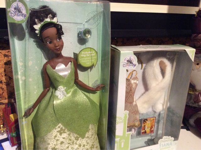 Conjunto de bonecas Disney Tiana+vestido