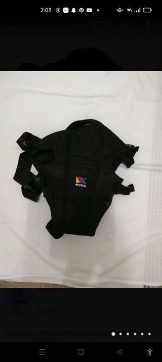 portabebes Molto ergonómica