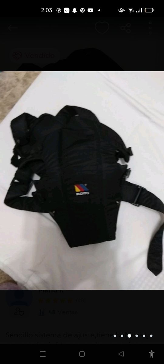 portabebes Molto ergonómica