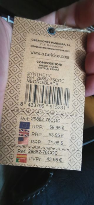 Bolso tipo bandolera NUEVO con ETIQUETA