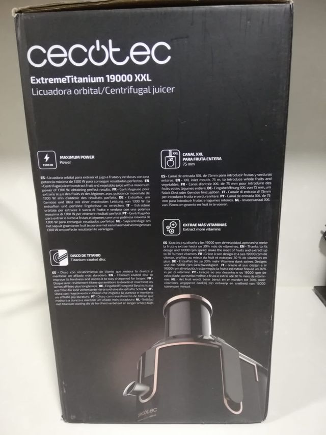 Licuadora  orbital cecotec extreme titanium 19000X