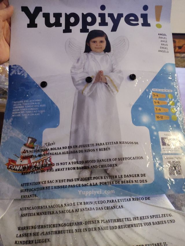 Disfraz ángel nuevo