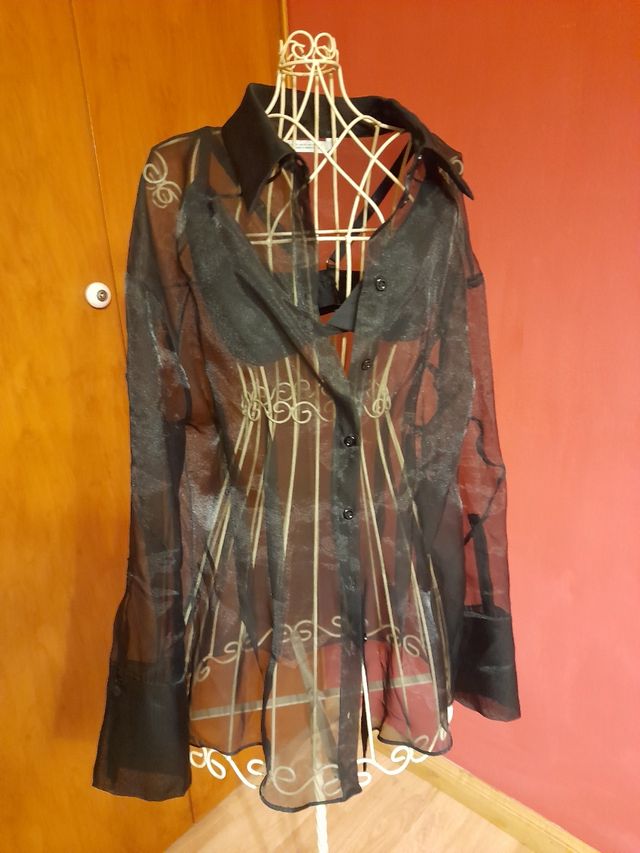 camisa zara transparencias
