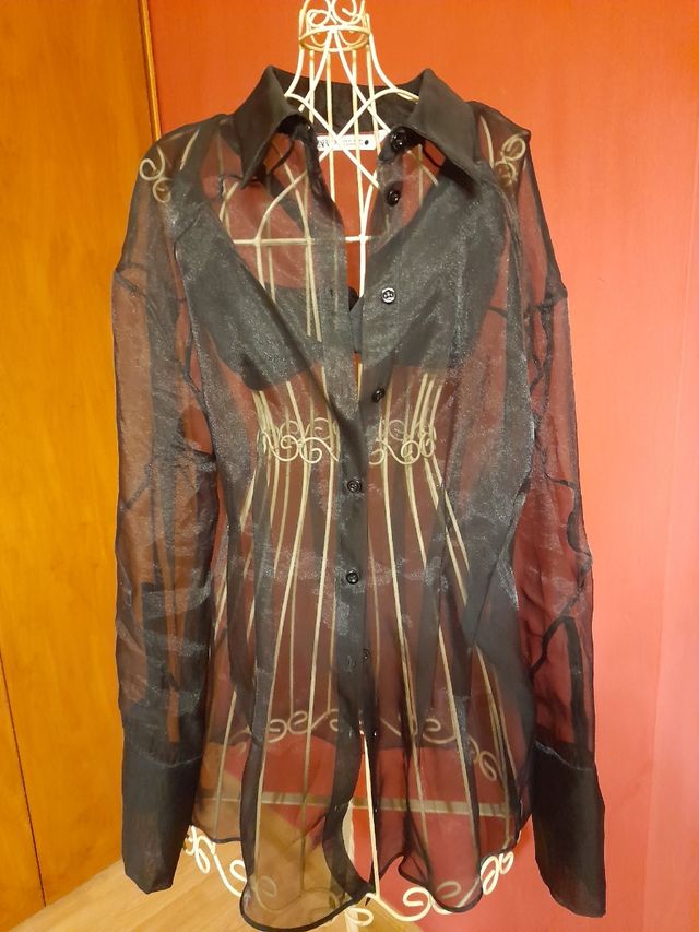 camisa zara transparencias