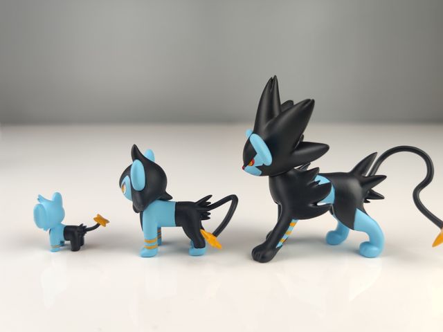 1/20 Luxray，Luxio y Shinx by pd studio pokemon