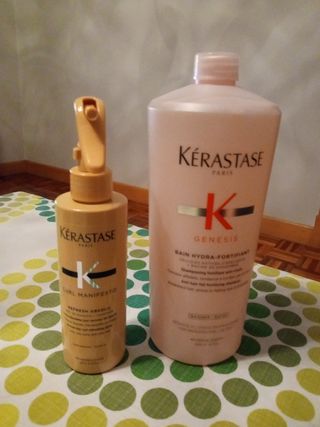 champú kerastase y spray 20€