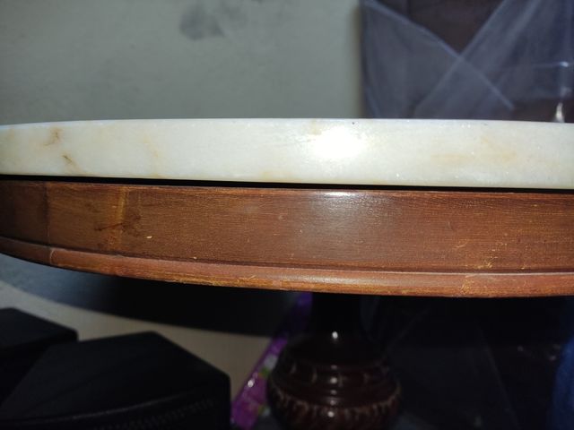 Mármol Rosa Mesa Redonda