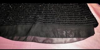 Blusa lurex fiesta negra L