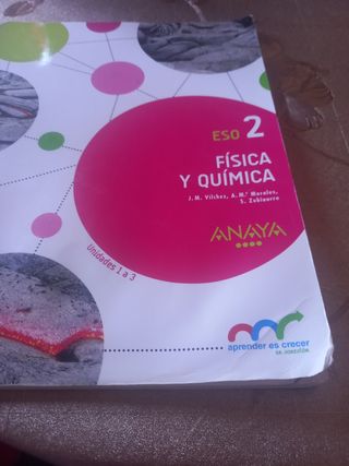 libro fisica y Química 2 eso